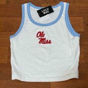 LULU MAC Ole Miss Tank NEW